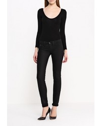 Черные узкие брюки от Gas