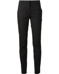 Черные узкие брюки от Incotex