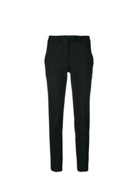 Черные узкие брюки от Incotex