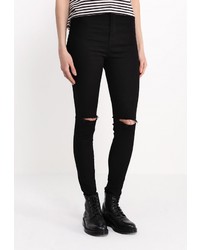 Черные узкие брюки от Influence