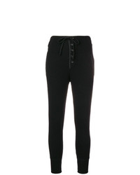 Черные узкие брюки от Isabel Marant Etoile