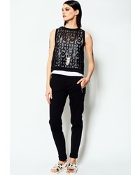 Черные узкие брюки от LO