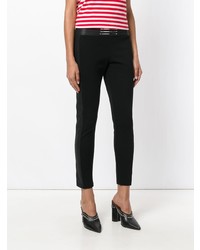 Черные узкие брюки от Versace Jeans