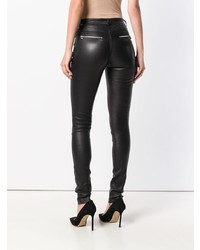 Черные узкие брюки от Philipp Plein