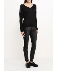 Черные узкие брюки от Mim