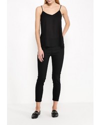 Черные узкие брюки от Mim