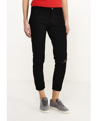 Черные узкие брюки от Mim