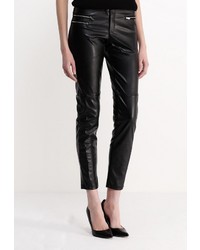 Черные узкие брюки от Mim