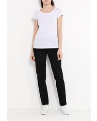 Черные узкие брюки от Modis