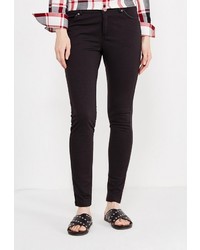 Черные узкие брюки от Modis