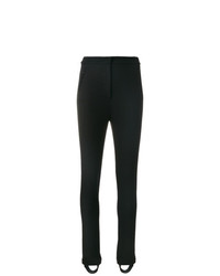Черные узкие брюки от Moncler