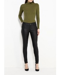 Черные узкие брюки от Morgan