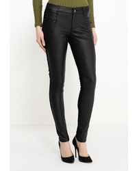 Черные узкие брюки от Morgan