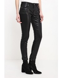 Черные узкие брюки от Morgan