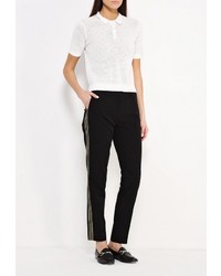 Черные узкие брюки от Morgan