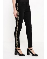 Черные узкие брюки от Morgan