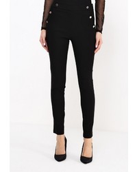 Черные узкие брюки от Morgan