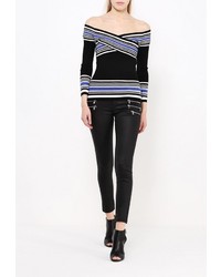 Черные узкие брюки от Morgan