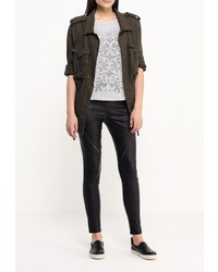 Черные узкие брюки от Morgan