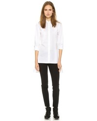 Черные узкие брюки от DKNY