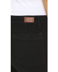 Черные узкие брюки от Joie