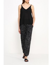 Черные узкие брюки от QED London