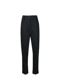 Черные узкие брюки от Rundholz