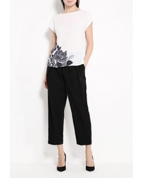 Черные узкие брюки от Sisley