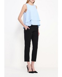 Черные узкие брюки от Sisley