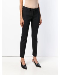Черные узкие брюки от Incotex