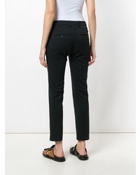 Черные узкие брюки от Incotex