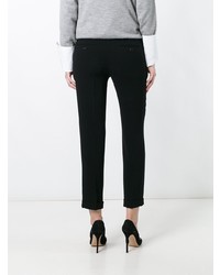Черные узкие брюки от Aspesi