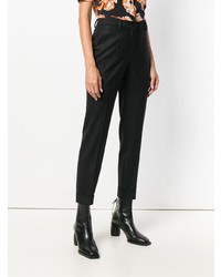 Черные узкие брюки от P.A.R.O.S.H.