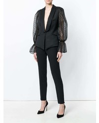 Черные узкие брюки от Styland