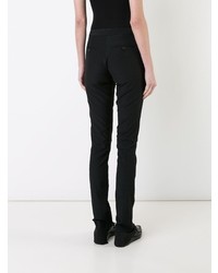 Черные узкие брюки от Yang Li