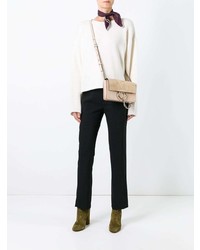 Черные узкие брюки от Chloé