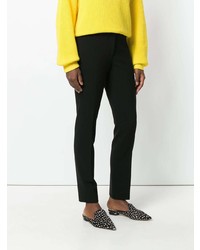 Черные узкие брюки от Alberto Biani