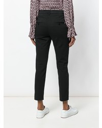 Черные узкие брюки от Dondup