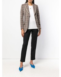 Черные узкие брюки от Incotex