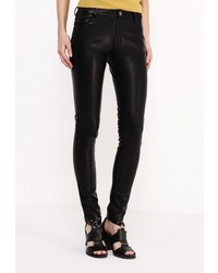 Черные узкие брюки от Softy