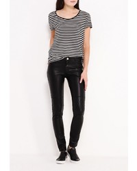 Черные узкие брюки от Softy