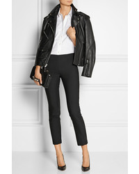 Черные узкие брюки от Theory