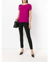 Черные узкие брюки от Theory