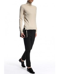 Черные узкие брюки от Tom Farr