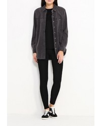 Черные узкие брюки от Topshop
