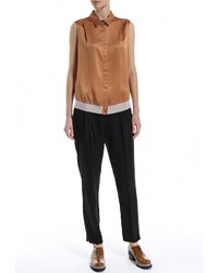 Черные узкие брюки от Tru Trussardi