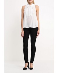 Черные узкие брюки от Trussardi Jeans