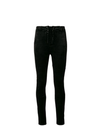 Черные узкие брюки от Unravel Project