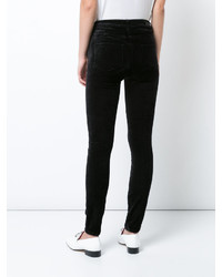 Черные узкие брюки от Paige