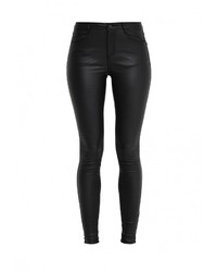 Черные узкие брюки от Vila